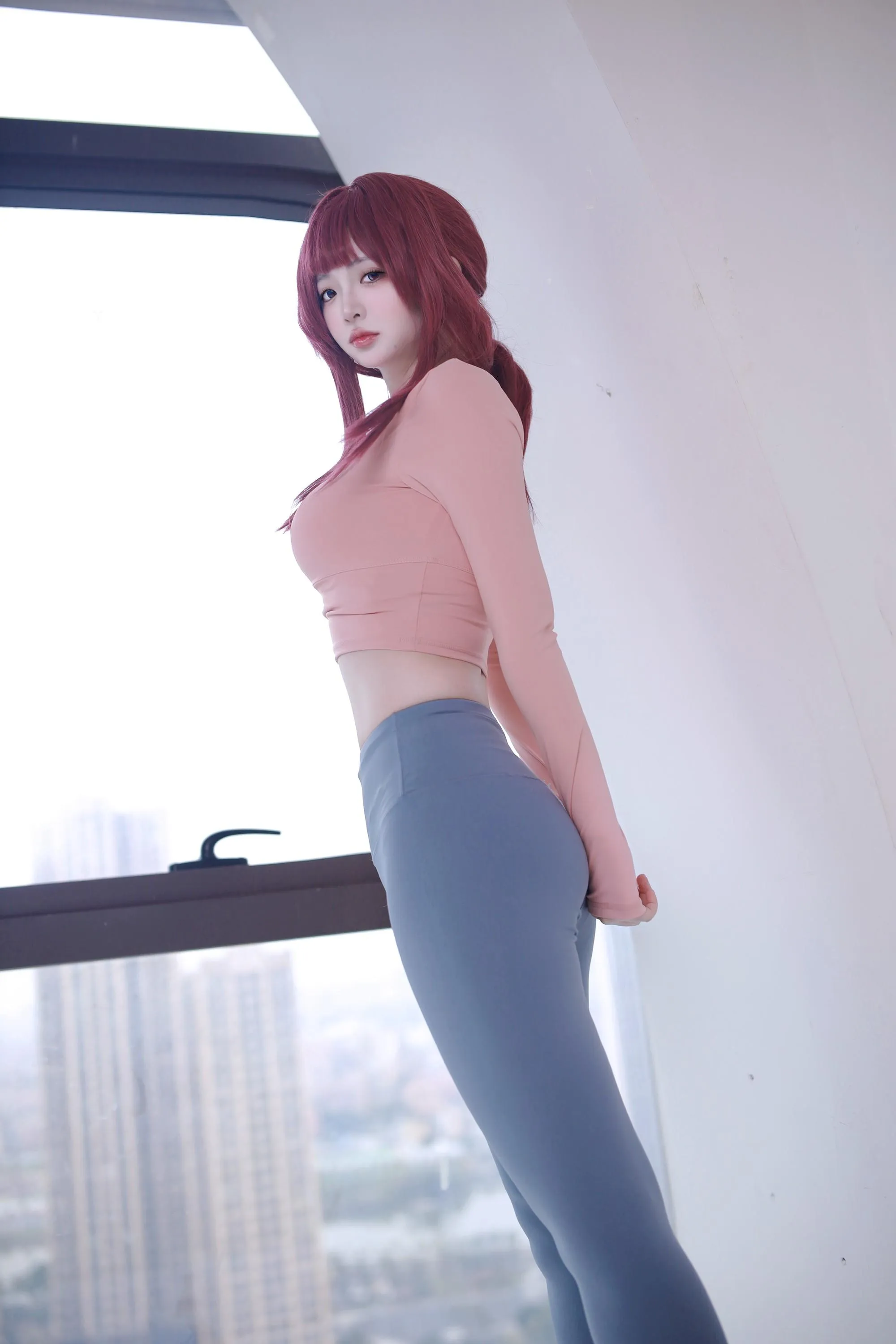 疯猫ss – NO.134 2024年二月限定 瑜伽服 卡芙卡 [58P]插图6